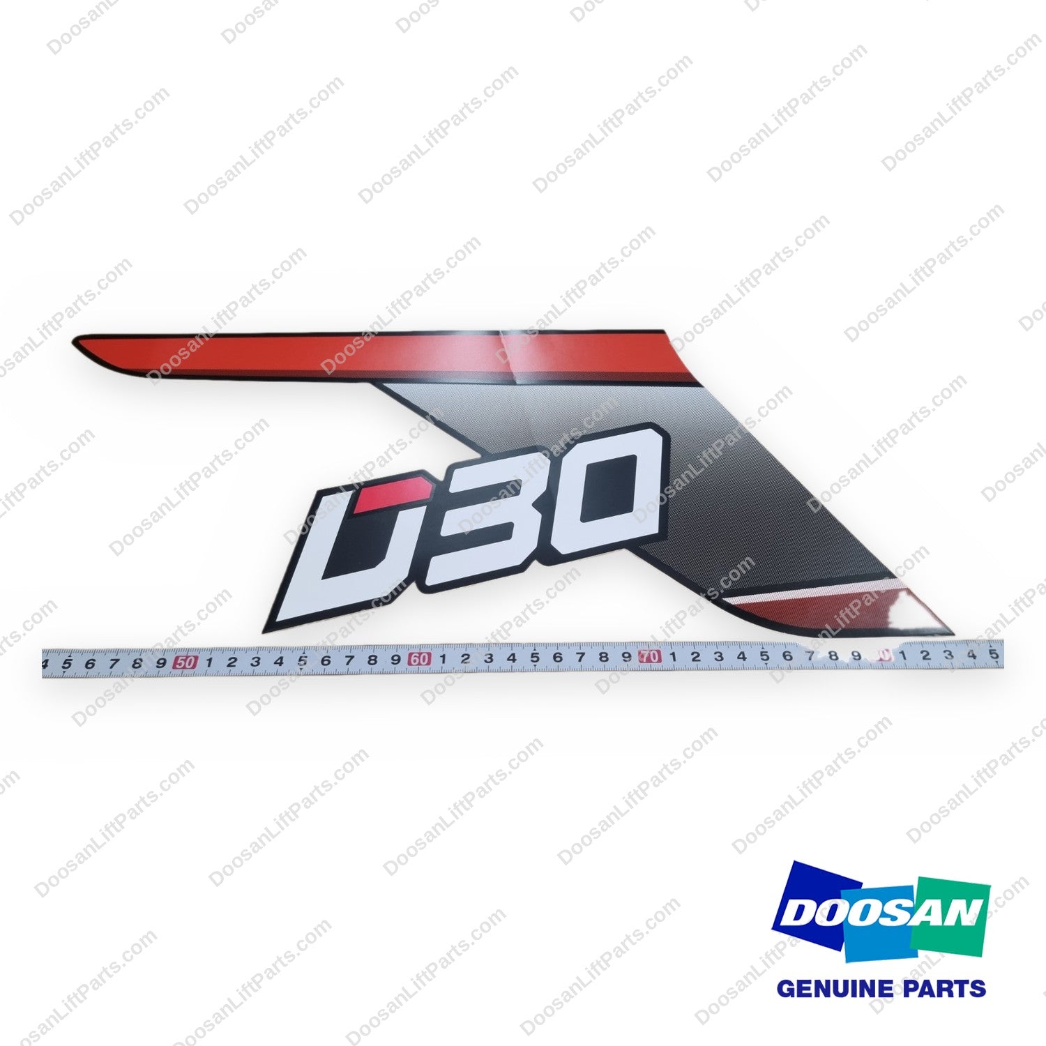 950205-10374 - 30 RH Rear Film - OEM Doosan Daewoo Bobcat