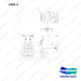 950205-10843 CHASSIS CHART,LOCATION;STAND UP RIDER - full parts diagram, item 3 marked - genuine Doosan / Bobcat forklift part