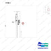 950205-10851 LOCATION CHART,BR13/25S9,BOBCAT - parts diagram, item 2 shown - genuine Doosan / Bobcat forklift part