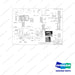 950205-10884 CHASSIS LOCATION CHART - full parts diagram - genuine Doosan / Bobcat forklift part