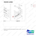 950205-10984 BATTERY GP;48V,600AH,DIN320,COSMX,1270KG - parts diagram, item 3 shown - genuine Doosan / Bobcat forklift part