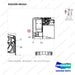 950209-06263 CHART,LOCATION - BR18/20SP-7 - parts diagram, item 16 shown - genuine Doosan / Bobcat forklift part