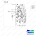 986147 PANEL AS-CONTROL(72/80 VOLT)-(1/3) - parts diagram, item 26 shown - genuine Doosan / Bobcat forklift part