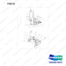 A115123 CONTROL GP-BRAKE & INCHING - SHOE BRAKE TYPE - full parts diagram, item 25 marked - genuine Doosan / Bobcat forklift part