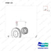 A123572 TIRE & WHEEL GP;RR-SOLID,SINGLE,ODB,UHP - parts diagram, item 1-01 shown - genuine Doosan / Bobcat forklift part