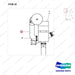 A132702 INTAKE & EXHAUST GP - parts diagram, item 22 shown - genuine Doosan / Bobcat forklift part