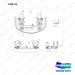 A132822 MTG GP-LP TANK - full parts diagram, item 1B marked - genuine Doosan / Bobcat forklift part