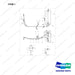 A133218 LINES GP-COOLER & FULE - full parts diagram, item 1 marked - genuine Doosan / Bobcat forklift part
