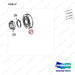 A133352 TRANSMISSION - 3 OF 12 - parts diagram, item 27 shown - genuine Doosan / Bobcat forklift part
