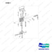 A133642 TRANSMISSION - full parts diagram, item 7 marked - genuine Doosan / Bobcat forklift part