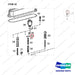 A133668 TRANSMISSION - 8 OF 12 - parts diagram, item 32 shown - genuine Doosan / Bobcat forklift part