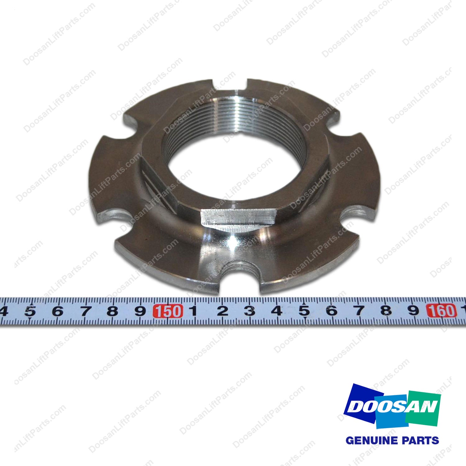 Nut,Slotted - Doosan Forklift Part A133929