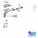 A133984 TRANSMISSION - 7 OF 12(A133966) - parts diagram, item 50 shown - genuine Doosan / Bobcat forklift part