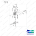 A133988 TRANSMISSION - 7 OF 12(A133966) - full parts diagram, item 54 marked - genuine Doosan / Bobcat forklift part