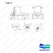 A134072 LIGHTING & WARNING GP - full parts diagram, item 10 marked - genuine Doosan / Bobcat forklift part