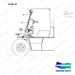 A134072 LIGHTING & WARNING GP - parts diagram, item 10 shown - genuine Doosan / Bobcat forklift part