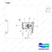 A134115 CHANGEOVER ARR.-HEATER.(DELUXE) - parts diagram, item 1 shown - genuine Doosan / Bobcat forklift part