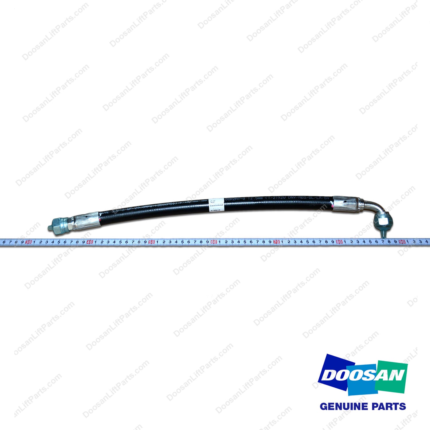 Hose ASSY;90ELBOW-Straight - Doosan Forklift Part A135219