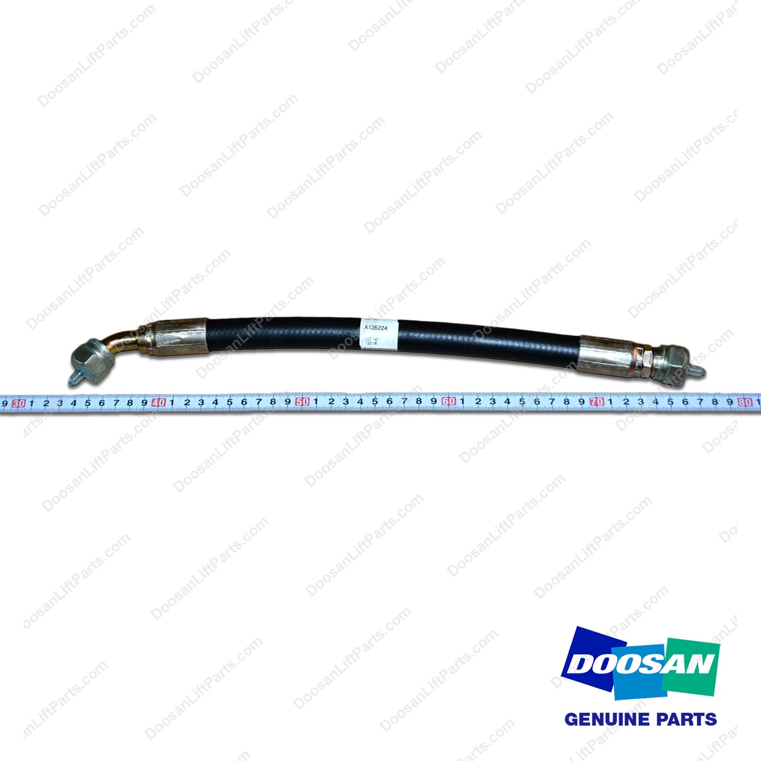 Hose Assy;straight-45ELBOW - Doosan Forklift Part A135224