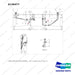 A136477 LINE GROUP;ATTACHMENT - full parts diagram, item 3 marked - genuine Doosan / Bobcat forklift part