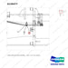 A136477 LINE GROUP;ATTACHMENT - parts diagram, item 3 shown - genuine Doosan / Bobcat forklift part
