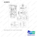 A136672 RELAY ASSY;LIFT & TILT - full parts diagram, item 2 marked - genuine Doosan / Bobcat forklift part
