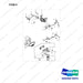A138221 OIL PUMP & FILTER GP - full parts diagram, item 9 marked - genuine Doosan / Bobcat forklift part