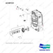 A138723 Transmission - Part 6 of 7 - full parts diagram, item 4 marked - genuine Doosan / Bobcat forklift part
