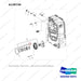 A138730 Transmission - Part 6 of 7 - full parts diagram, item 10-01 marked - genuine Doosan / Bobcat forklift part