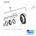 A138730 Transmission - Part 6 of 7 - parts diagram, item 10-01 shown - genuine Doosan / Bobcat forklift part