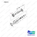 A138778 AXLE,DRIVE;A50C - full parts diagram, item 19 marked - genuine Doosan / Bobcat forklift part