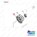 A138778 AXLE,DRIVE;A50C - parts diagram, item 19 shown - genuine Doosan / Bobcat forklift part