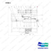 A140001 MTG GP-SIDESHIFT - full parts diagram, item 2 marked - genuine Doosan / Bobcat forklift part