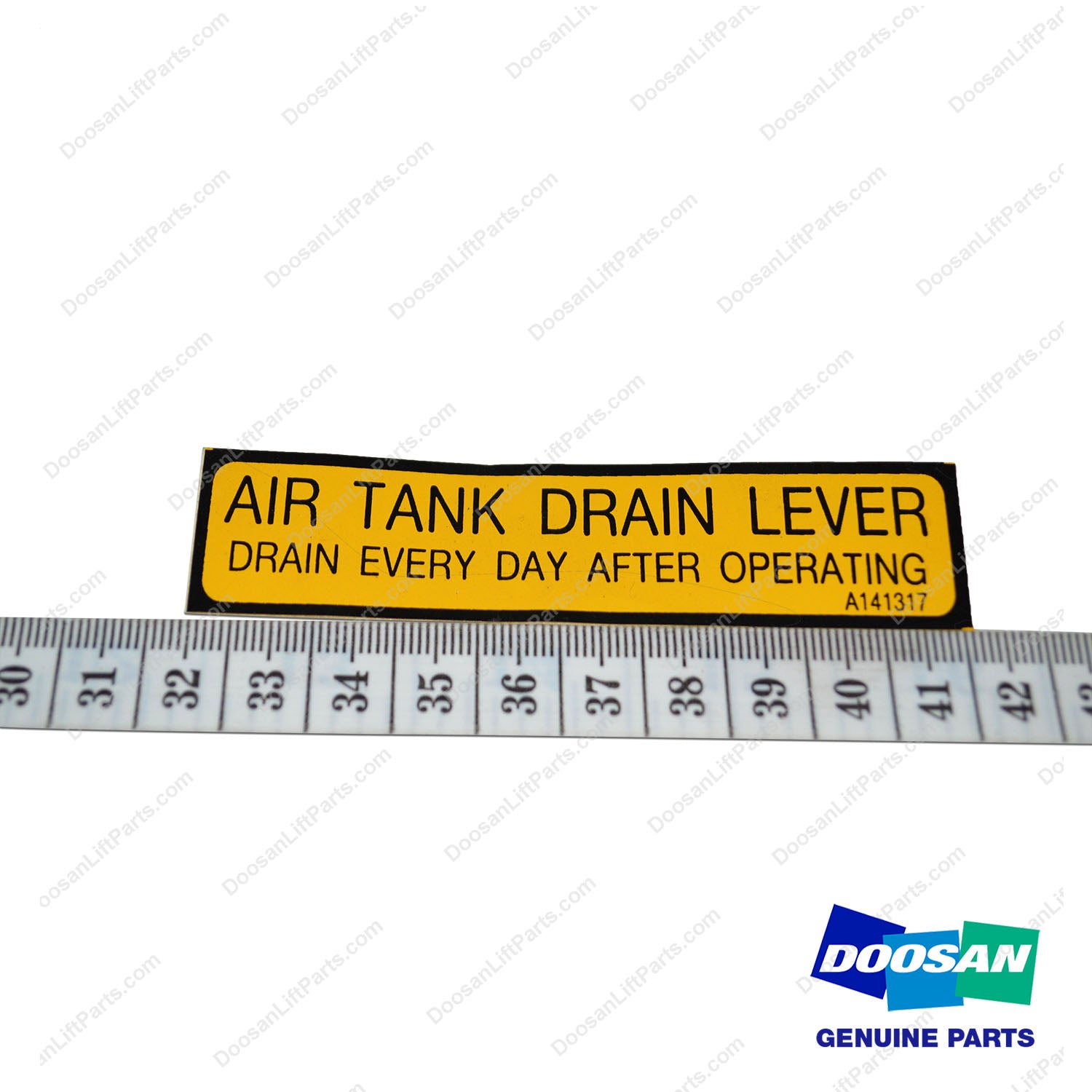 Film;air Tank Drain , English - Doosan Forklift Part A141317
