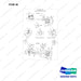 A142305 LINES GP-BRAKE - full parts diagram, item 36 marked - genuine Doosan / Bobcat forklift part