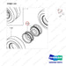 A143024 NON MARKING SOLID;ODB, D110/130 - parts diagram, item 1-01 shown - genuine Doosan / Bobcat forklift part