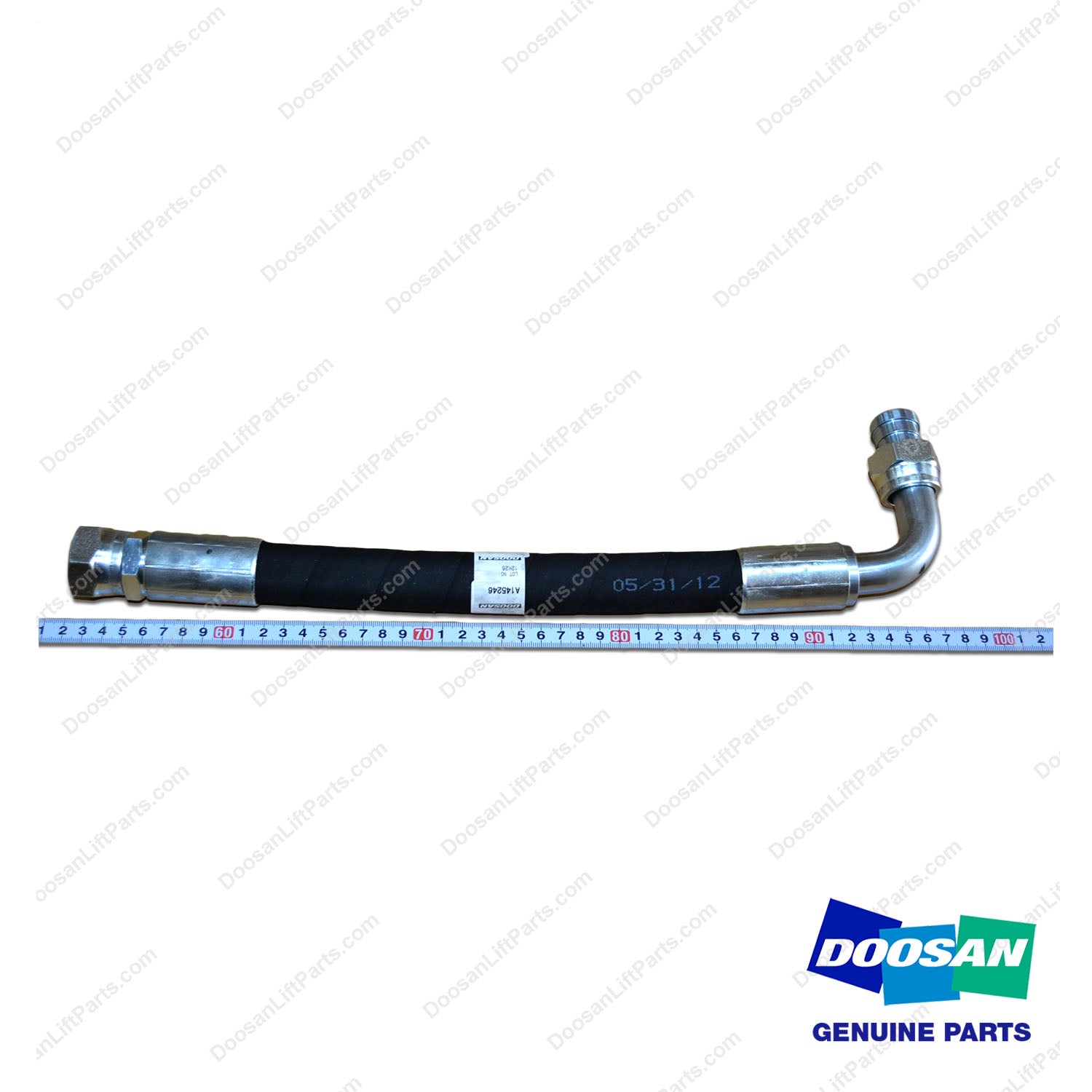 Hose ASSY;90ELBOW-Straight - Doosan Forklift Part A145246