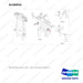 A146924 RELAY ASSY;LIFT & TILT - full parts diagram, item 8 marked - genuine Doosan / Bobcat forklift part