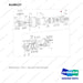 A148127 DRIVE AXLE - 1 OF 2 - full parts diagram, item 20 marked - genuine Doosan / Bobcat forklift part