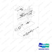A148244 DRIVE AXLE (1/2) - full parts diagram - genuine Doosan / Bobcat forklift part