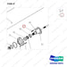 A148248 DRIVE AXLE (1/2) - parts diagram, item 27 shown - genuine Doosan / Bobcat forklift part