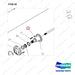 A148249 DRIVE AXLE (1/2) - parts diagram, item 28 shown - genuine Doosan / Bobcat forklift part