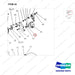 A148270 DRIVE AXLE (1/2) - parts diagram, item 43 shown - genuine Doosan / Bobcat forklift part