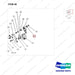 A148273 DRIVE AXLE (1/2) - parts diagram, item 46 shown - genuine Doosan / Bobcat forklift part