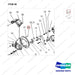 A148285 DRIVE AXLE (1/2) - parts diagram, item 56 shown - genuine Doosan / Bobcat forklift part