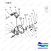 A148286 DRIVE AXLE (1/2) - parts diagram, item 57 shown - genuine Doosan / Bobcat forklift part