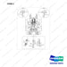 A148376 Mounting Gp-Engine - Part 2 of 2-Shoe Type Brake - full parts diagram, item 2 marked - genuine Doosan / Bobcat forklift part
