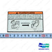 Film;warning Batt. Restraint(Dutch) - Doosan Forklift Part A152853