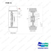 A153019 TIRE & WHEEL GP-SMOOTH - WIDE-(1041 MM OAW) - full parts diagram, item 1A marked - genuine Doosan / Bobcat forklift part