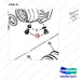 A153031 AXLE GP-DRIVE - parts diagram, item 18 shown - genuine Doosan / Bobcat forklift part